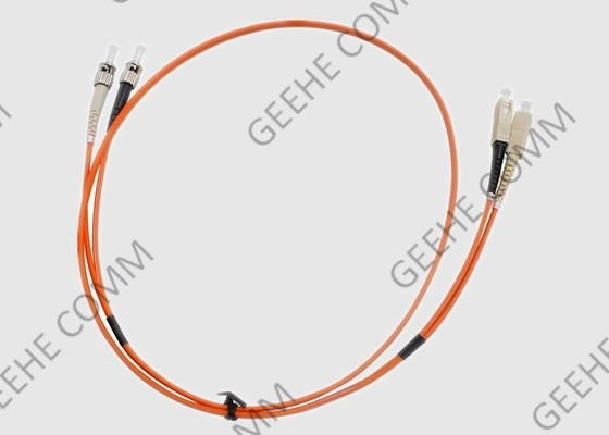 Sc al cavo a fibra ottica 2.0mm della toppa del PVC di multi modo duplex OM1 della st