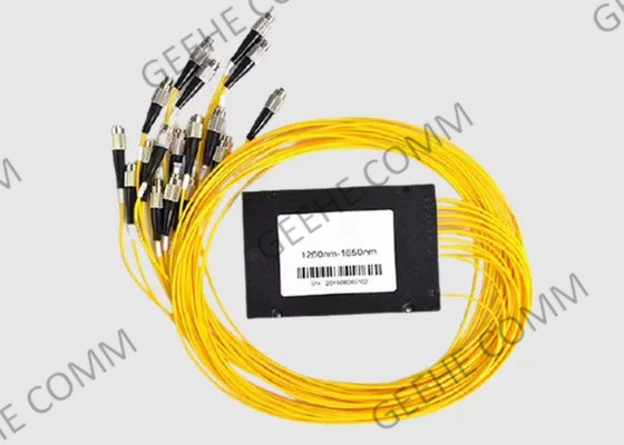 Separatori ottici FTTH di modo 1×16 del separatore dello SpA dell'ABS della fibra di Corning singoli