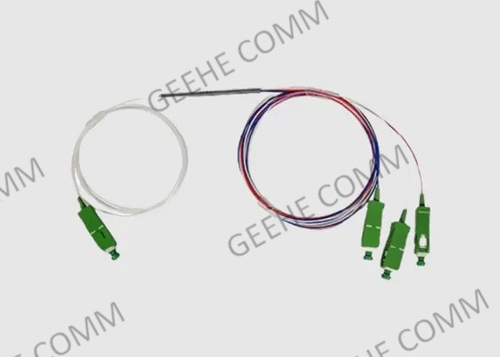 accoppiatore a fibra ottica 1310nm 1550nm della finestra tripla di singolo modo 1x3
