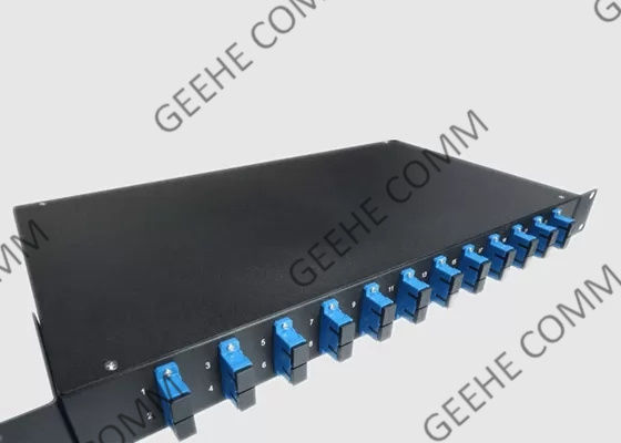 Quadro d'interconnessione a fibra ottica dello Sc del porto a 19 pollici 1U 24 del supporto della parete