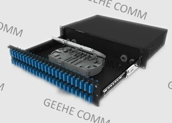 Quadro d'interconnessione a fibra ottica del porto del supporto 2U 48 della parete dell'adattatore dello Sc