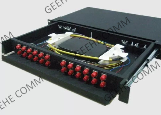 Quadro d'interconnessione a fibra ottica monomodale del porto 2U 24 FC dell'inserzione di biossido di zirconio