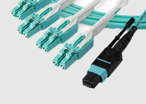 MPO a 4 x 4 cavo a fibre ottiche duplex di LC 16F 100G 400G MPO
