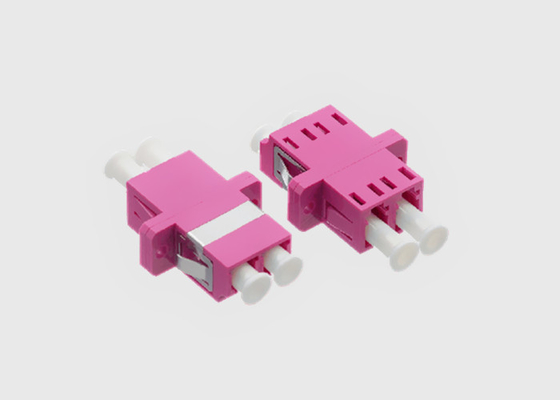 Il duplex il millimetro OM4 dell'adattatore del cavo a fibre ottiche di LC/UPC ha flangiato fibra di Violet Mikrolink OM4