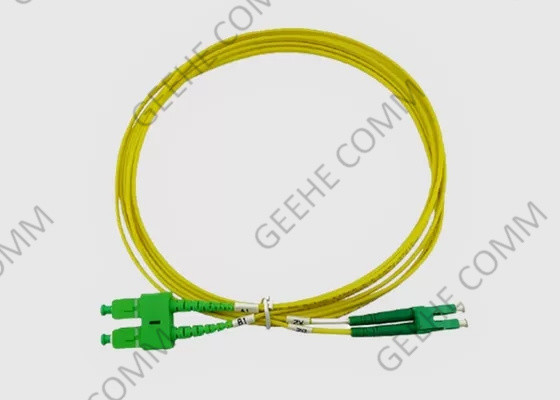 50/125 di LC duplex APC a Sc APC Jumper Cable Single Mode a fibra ottica