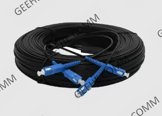 Sc a fibra ottica di singolo modo del cavo di toppa dei rivestimenti dei centri dati OFNR a Sc 10m