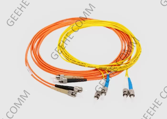 3 st del duplex 62.5/125 del tester OM1 alla fibra Jumper Cable della st