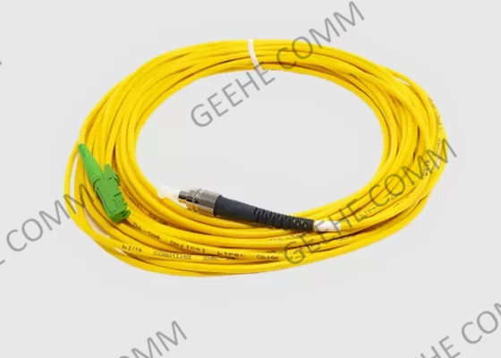 9/125 OS2 di cavo di toppa della fibra di singolo modo del duplex 2.0mm 10m E2000/APC a FC/UPC