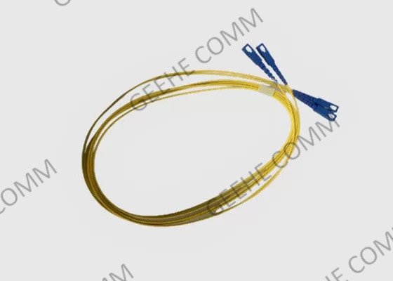 cavo di toppa della fibra del PC del duplex 9/125 SC-SC del rivestimento di 3M Yellow LSZH