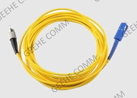 Sc semplice di 2.0mm al cavo di toppa a fibra ottica di FC 9/125um