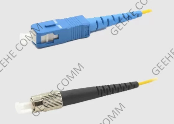 Sc semplice di 2.0mm al cavo di toppa a fibra ottica di FC 9/125um