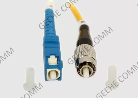 Sc semplice di 2.0mm al cavo di toppa a fibra ottica di FC 9/125um