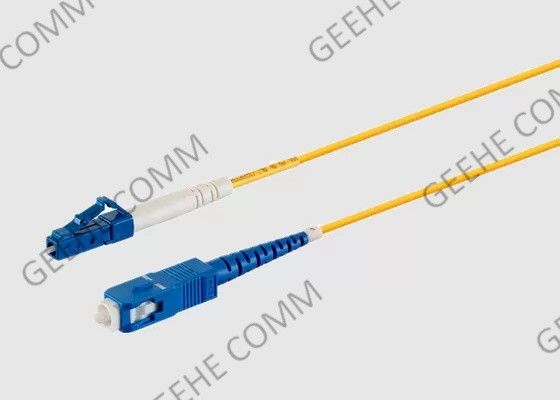 Singolo modo LC al cavo di toppa a fibra ottica dello Sc 2.0mm