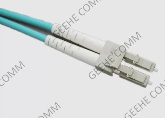 PVC Aqua Jacket Duplex OS2 LC di 3M al cavo a fibre ottiche di singolo modo di LC
