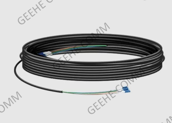 6 cavo corazzato all'aperto della fibra 50/125 OM3 Preterminated terminato con i connettori di LC