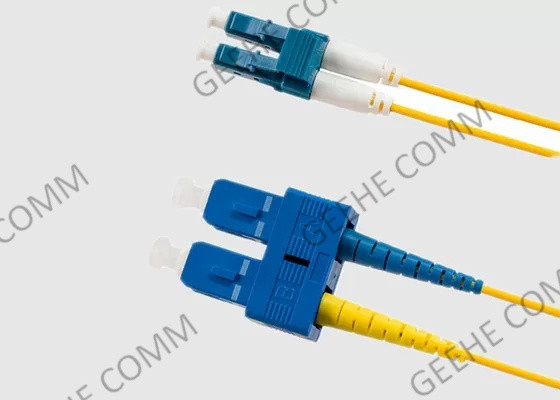 Cavo della toppa della fibra di singolo modo dello Sc del duplex 1M LC To della colonna montante di Zipcord