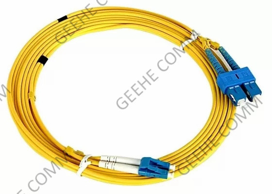 Cavo della toppa della fibra di singolo modo dello Sc del duplex 1M LC To della colonna montante di Zipcord