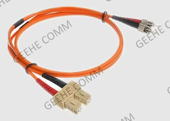 St del duplex al cavo di toppa dello Sc 0.9mm 2M Multimode Fiber Optic