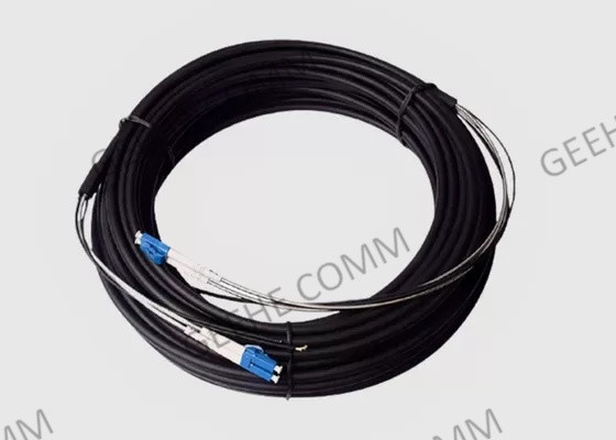 connettore ottico di Jumper With Duplex LC del cavo di toppa di 30M Outdoor Armored Fiber