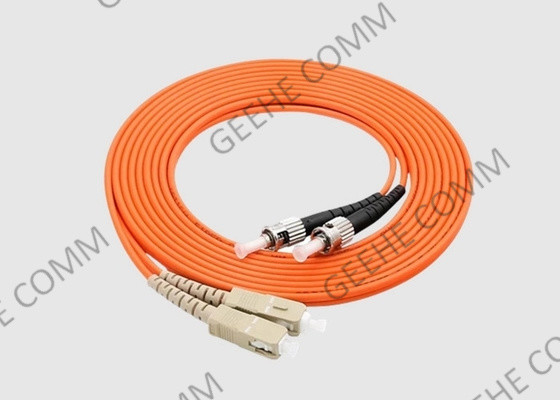 la toppa duplex della fibra mista di 3M ST/SC cabla l'arancia 50/125 OM2 3.0mm
