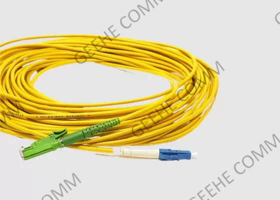 9/125 di cavo di toppa a fibra ottica monomodale OS2 E2000 APC a LC APC