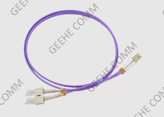 100 la toppa a fibra ottica del duplex 50/125 dell'evento LC-SC OM4 conduce il multi modo