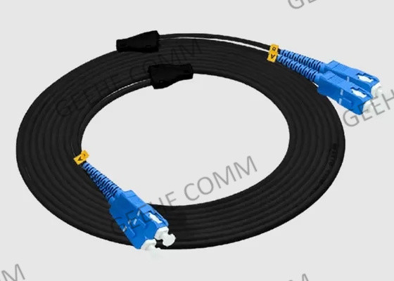 Cavo di toppa a fibra ottica di Preterminated 10m Multimode Simplex Sc al cavo di toppa dello Sc