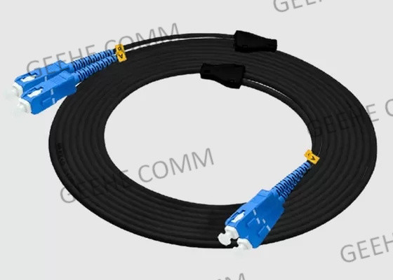 Cavo di toppa a fibra ottica di Preterminated 10m Multimode Simplex Sc al cavo di toppa dello Sc