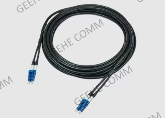 Modo a fibra ottica corazzato del cavo di toppa del duplex del centro all'aperto di LC 2 singolo impermeabile
