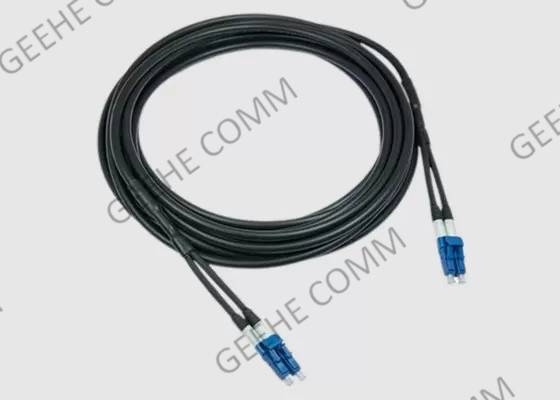 Modo a fibra ottica corazzato del cavo di toppa del duplex del centro all'aperto di LC 2 singolo impermeabile