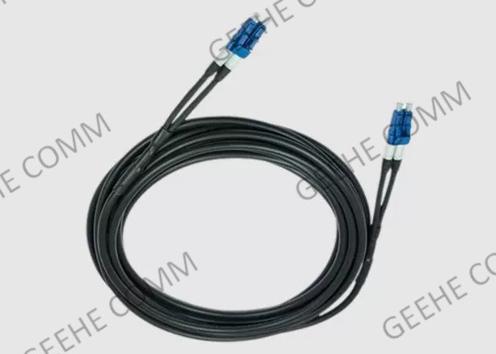 Modo a fibra ottica corazzato del cavo di toppa del duplex del centro all'aperto di LC 2 singolo impermeabile