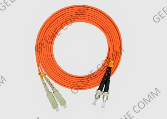 St del saltatore G657A della fibra al cavo di toppa della fibra di singolo modo del duplex 10G dello Sc