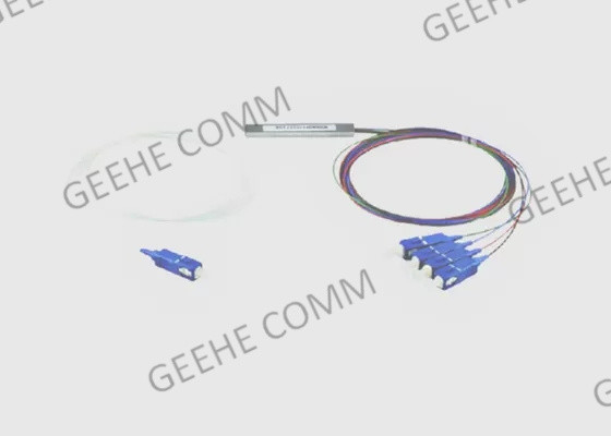 separatore a fibra ottica monomodale di 1x4 Mini Module 900μm SC/UPC LZSH Y