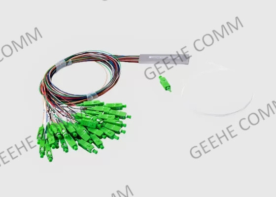 connettori monomodali 60/40 della metropolitana SC/APC del separatore della fibra dello SpA 1x 26 spaccati