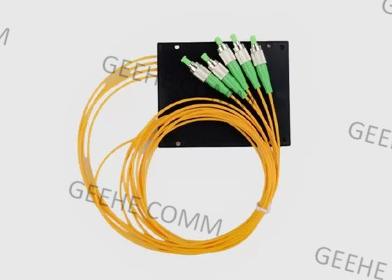 Singolo separatore a fibra ottica 1×4 del contenitore CATV FTTH di ABS di modo di FC UPC