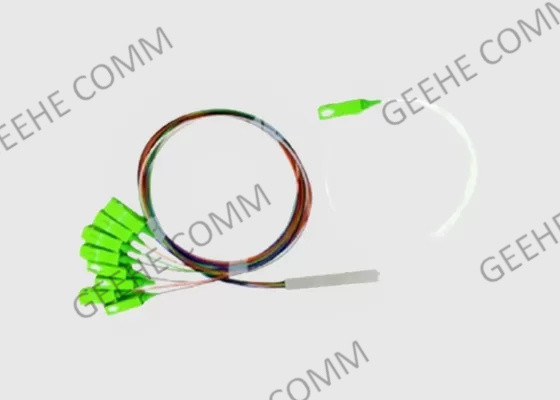 Separatore d'acciaio 0.9mm dello SpA della metropolitana 1x8 SC/APC Mini Fiber Optic di singolo modo