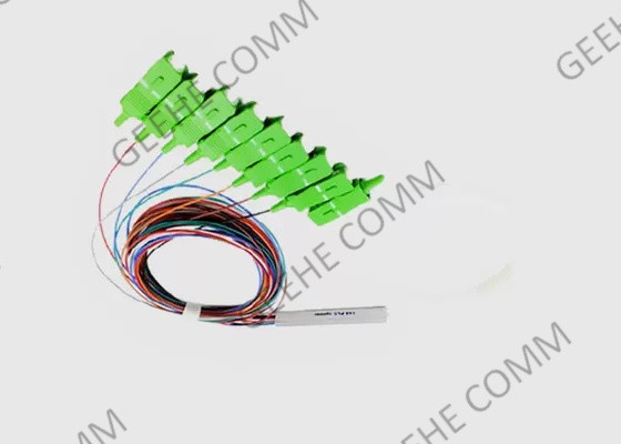 Separatore d'acciaio 0.9mm dello SpA della metropolitana 1x8 SC/APC Mini Fiber Optic di singolo modo