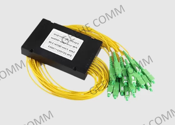 Sc APC del separatore dello SpA del separatore 1×16 dello SpA dell'ABS della fibra 2.0mm di Conrning