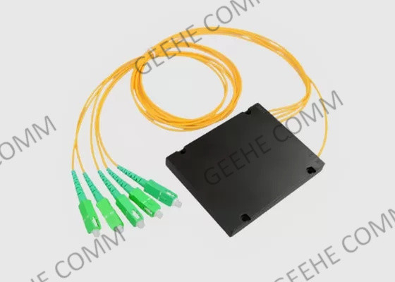 Sc a fibra ottica a forma di scatola del separatore dell'ABS dello SpA 1x4 a UPC per CATV/FTTH