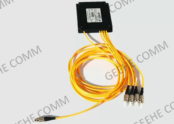 Separatore a fibra ottica a forma di scatola di FC/APC 1x4 2.0mm con il connettore di FC UPC
