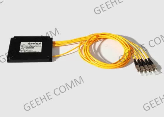 Separatore a fibra ottica a forma di scatola di FC/APC 1x4 2.0mm con il connettore di FC UPC