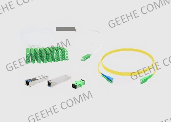 Separatore a fibra ottica 1×2 della rete SC/APC di FTTX mini