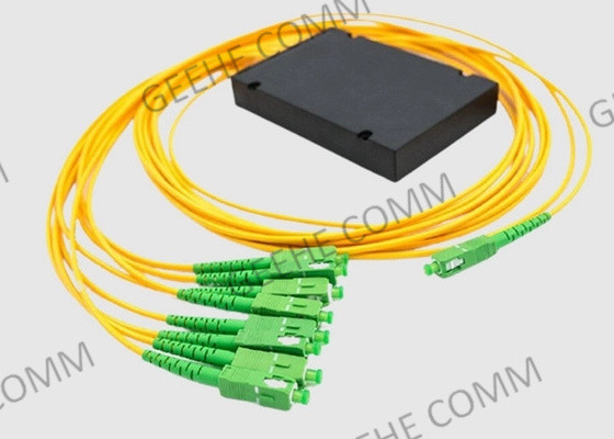 Separatore 1 del cavo a fibre ottiche dello Sc APC della fibra di Corning del contenitore di ABS di Datacentre in 8 fuori