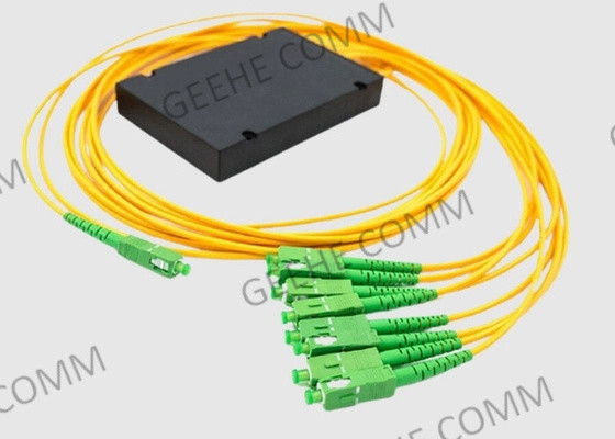 Separatore 1 del cavo a fibre ottiche dello Sc APC della fibra di Corning del contenitore di ABS di Datacentre in 8 fuori