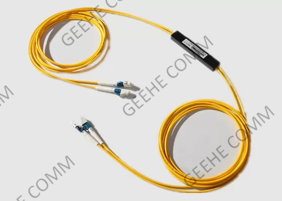 Gli ABS scrivono il separatore a macchina del Plc di LC APC 1550nm 1m 2×2 1x2