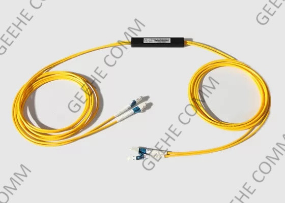 Gli ABS scrivono il separatore a macchina del Plc di LC APC 1550nm 1m 2×2 1x2
