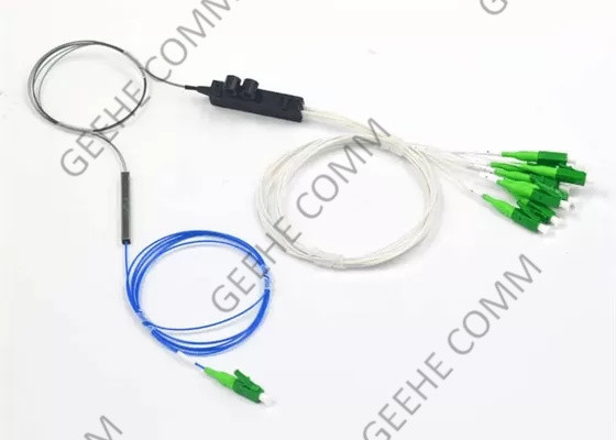 8 separatore a fibra ottica del Plc dei centri 1X8 con i connettori di LC/APC