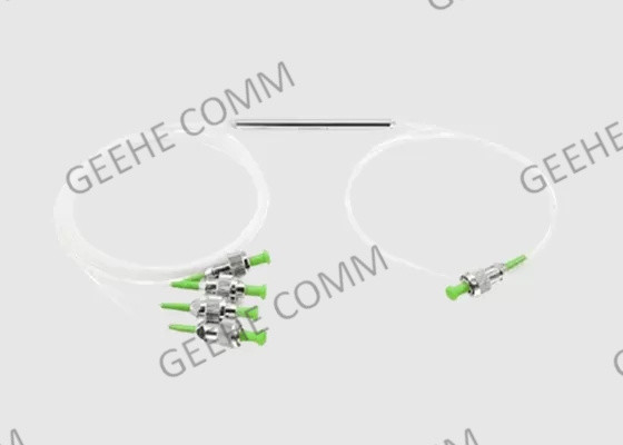 Singolo modo 1310nm 1550nm dell'accoppiatore a fibra ottica doppio della finestra 1×4 FBT FC