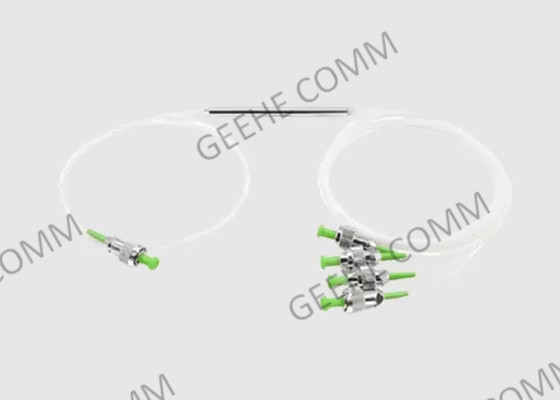 Singolo modo 1310nm 1550nm dell'accoppiatore a fibra ottica doppio della finestra 1×4 FBT FC