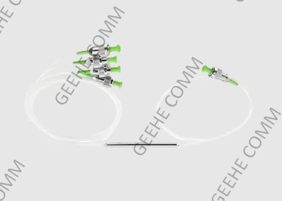 Singolo modo 1310nm 1550nm dell'accoppiatore a fibra ottica doppio della finestra 1×4 FBT FC